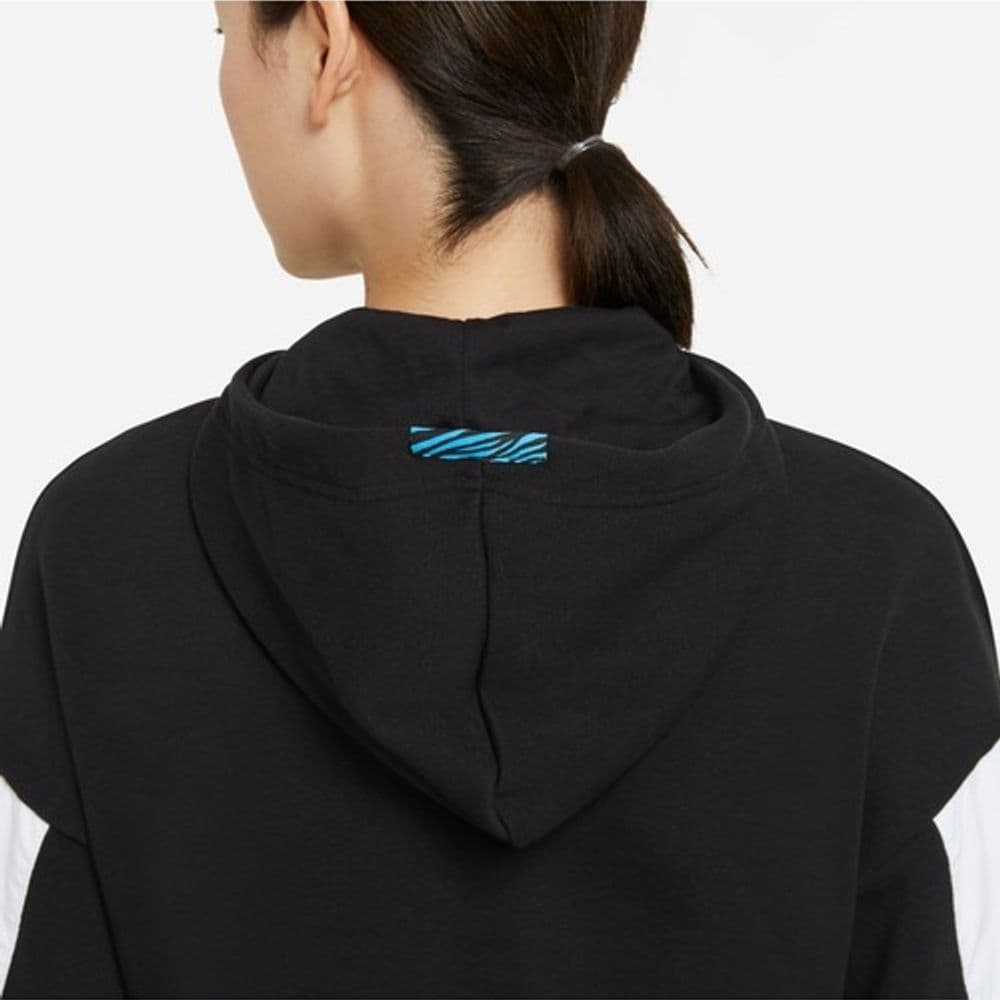 394 Hoodie black white M