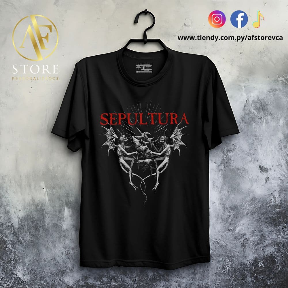 REMERA SEPULTURA TRIBAL DEMON