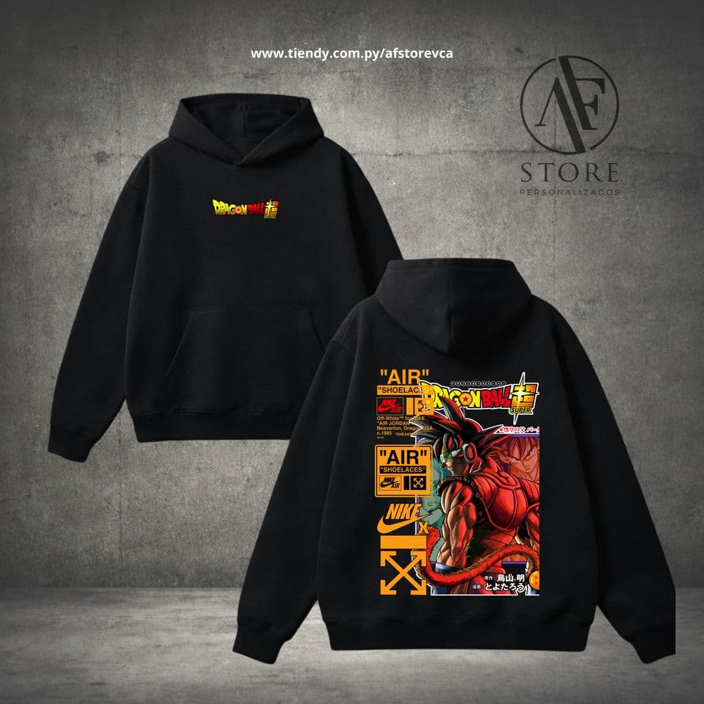 HOODIES AF DRAGON BALL- GOKU NIKE (SAIYAN EDITION)