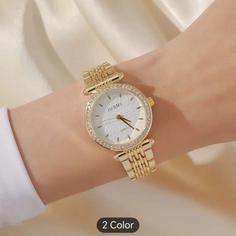 RELOJ JUSMI DORADO
