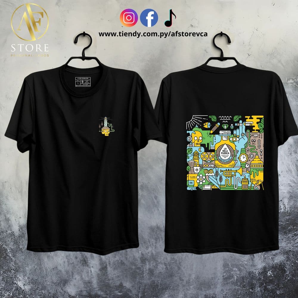 REMERA DE LA VELA PUERCA STREET ART