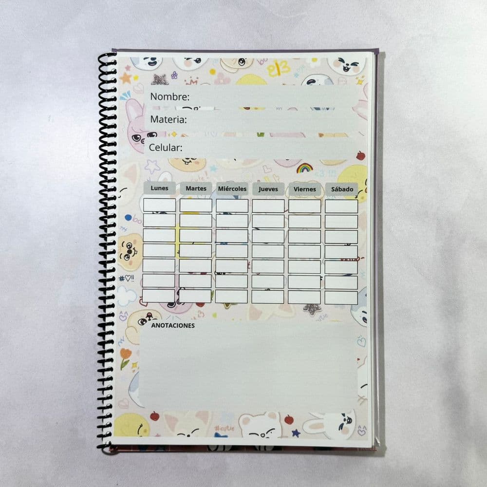 CUADERNO de STRAY KIDS Cód.: CKP012