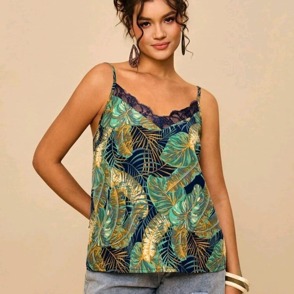 BLUSA ESTAMPADO SELVA TALLE PLUS