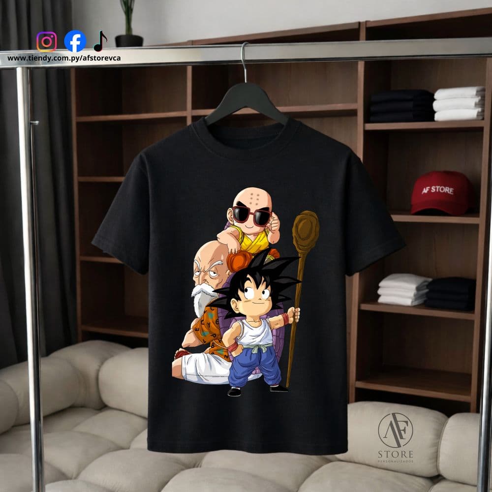 REMERA AF DRAGON BALL- KAME SCHOLL (SAIYAN EDITION)