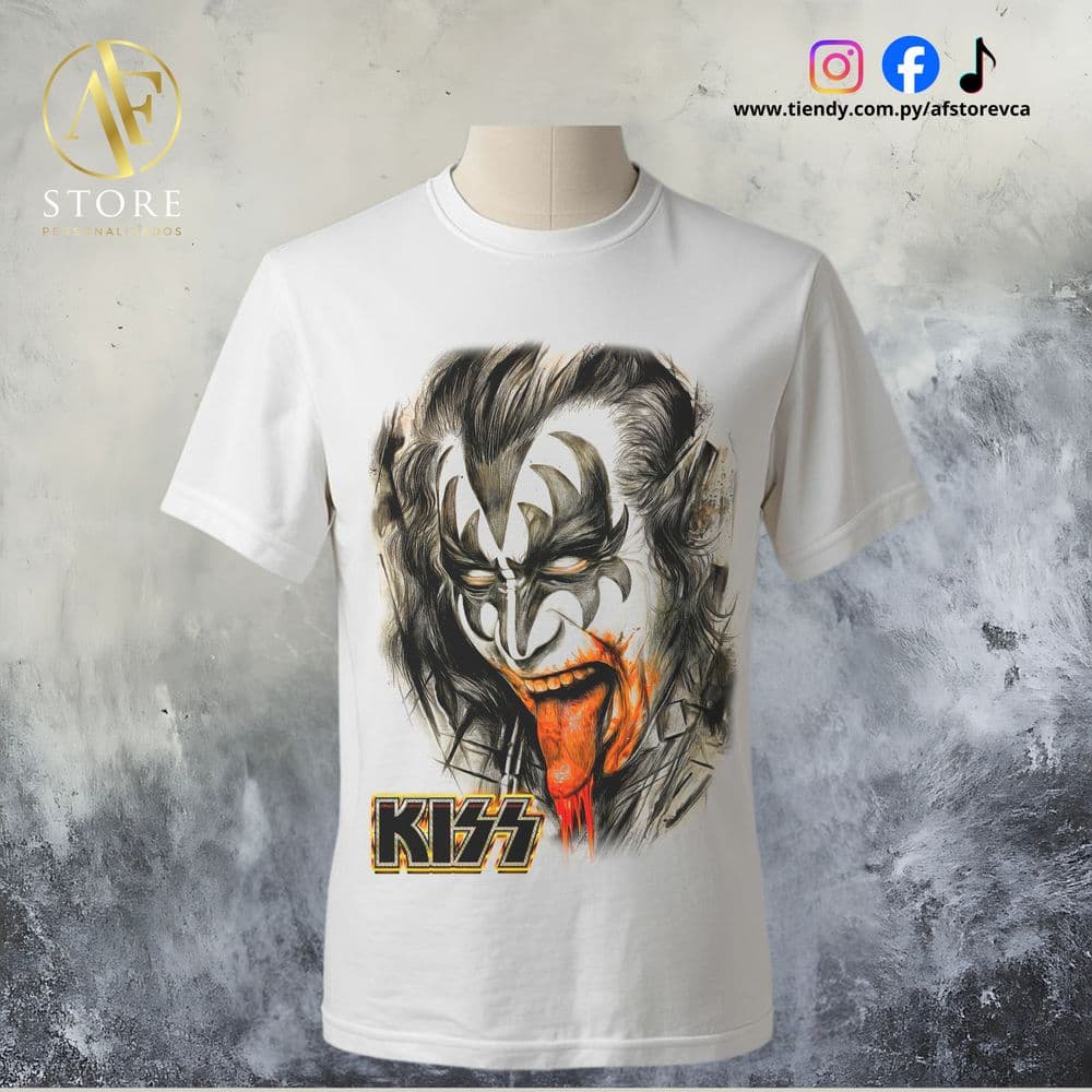 REMERA KISS GENE SIMMONS