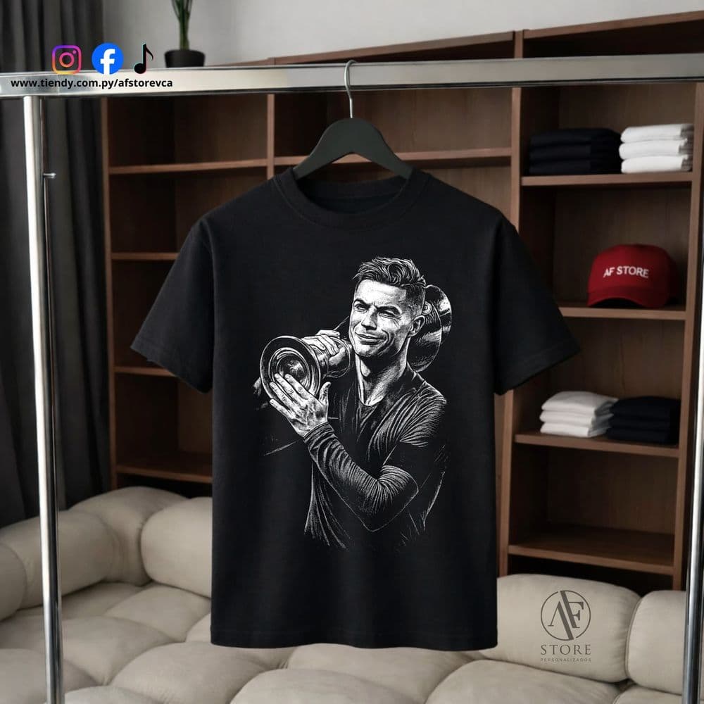 REMERA CRISTIANO RONALDO EUROCOPA MINIMAL