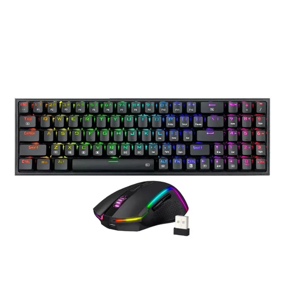 TECLADO + MOUSE REDRAGON S136 RED ENG BLUETOOTH NEGRO