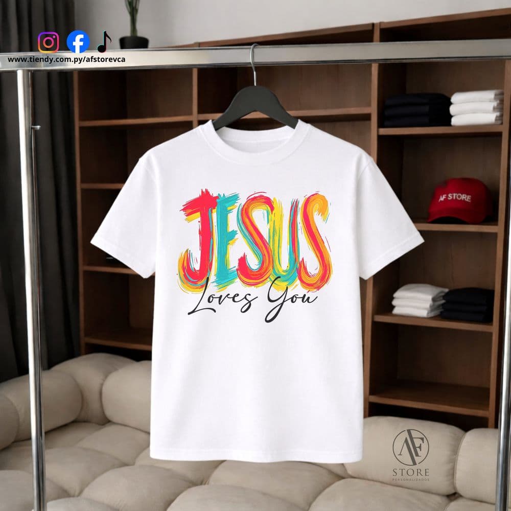 REMERA JESUS TE AMA
