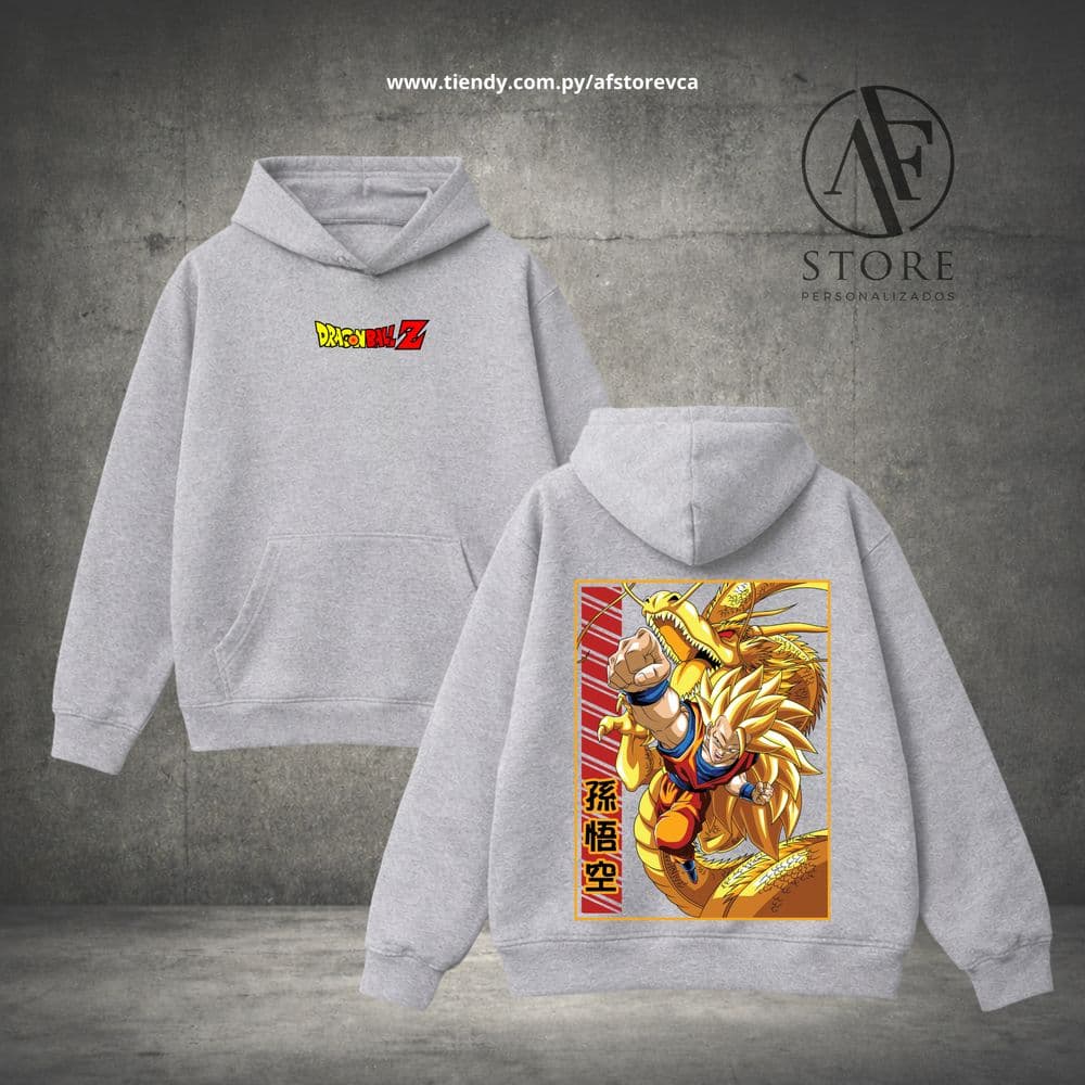 HOODIES AF DRAGON BALL-GOKU FACE 3 (SAIYAN EDITION)