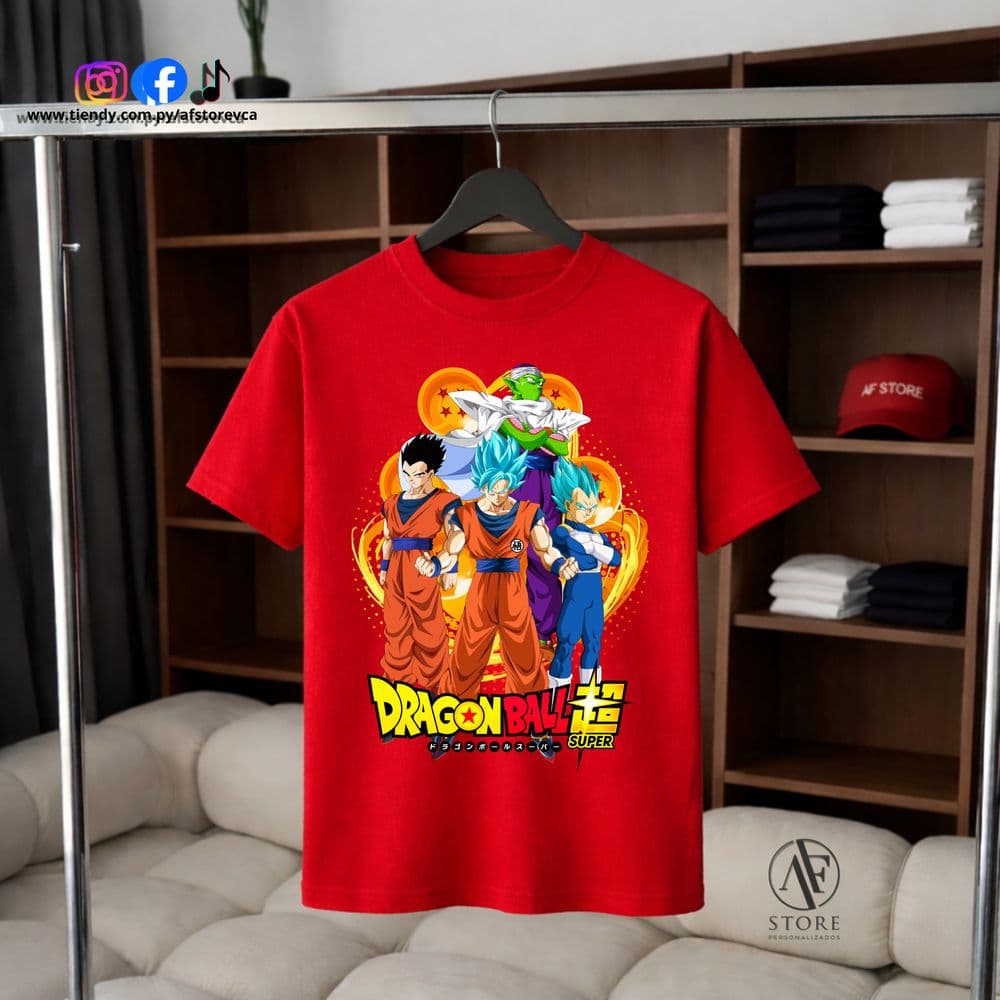 REMERA AF DRAGON BALL- TEAM SAIYAJIN (SAIYAN EDITION)