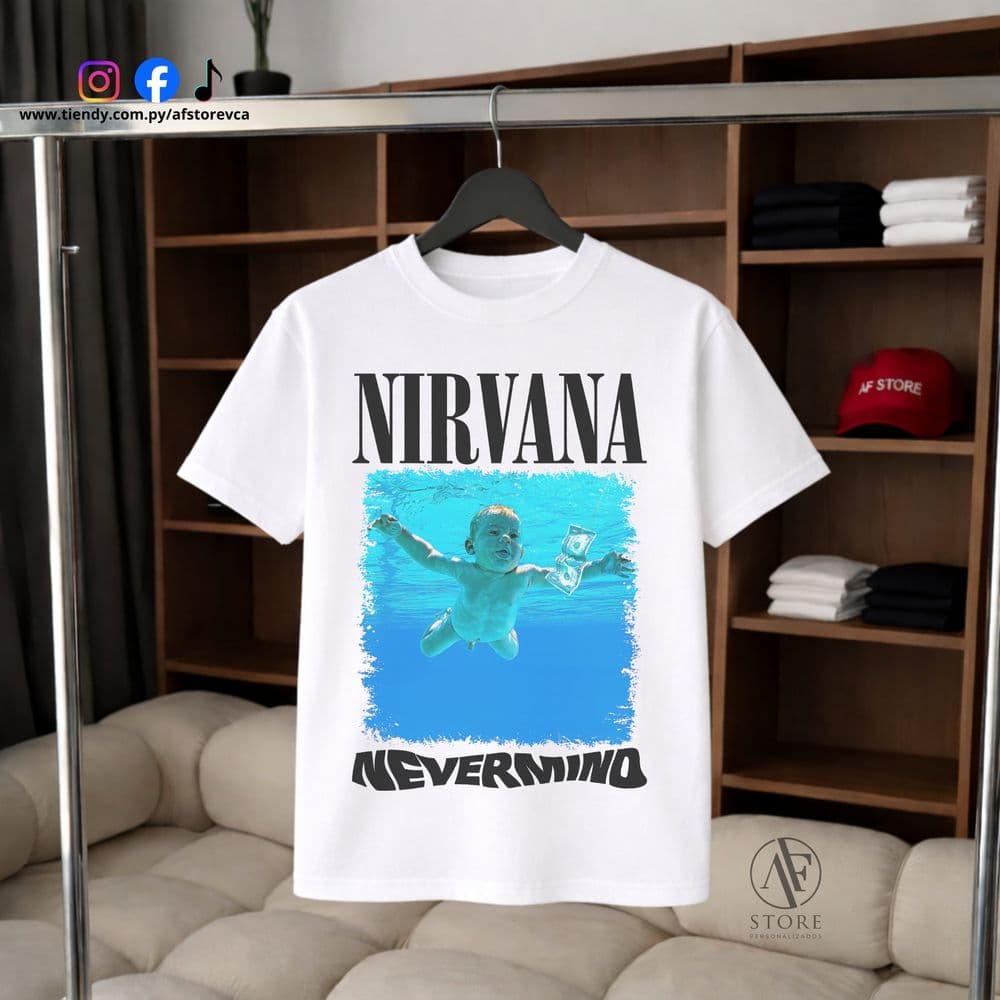 REMERA NIRVANA NEVERMIND CLASSIC