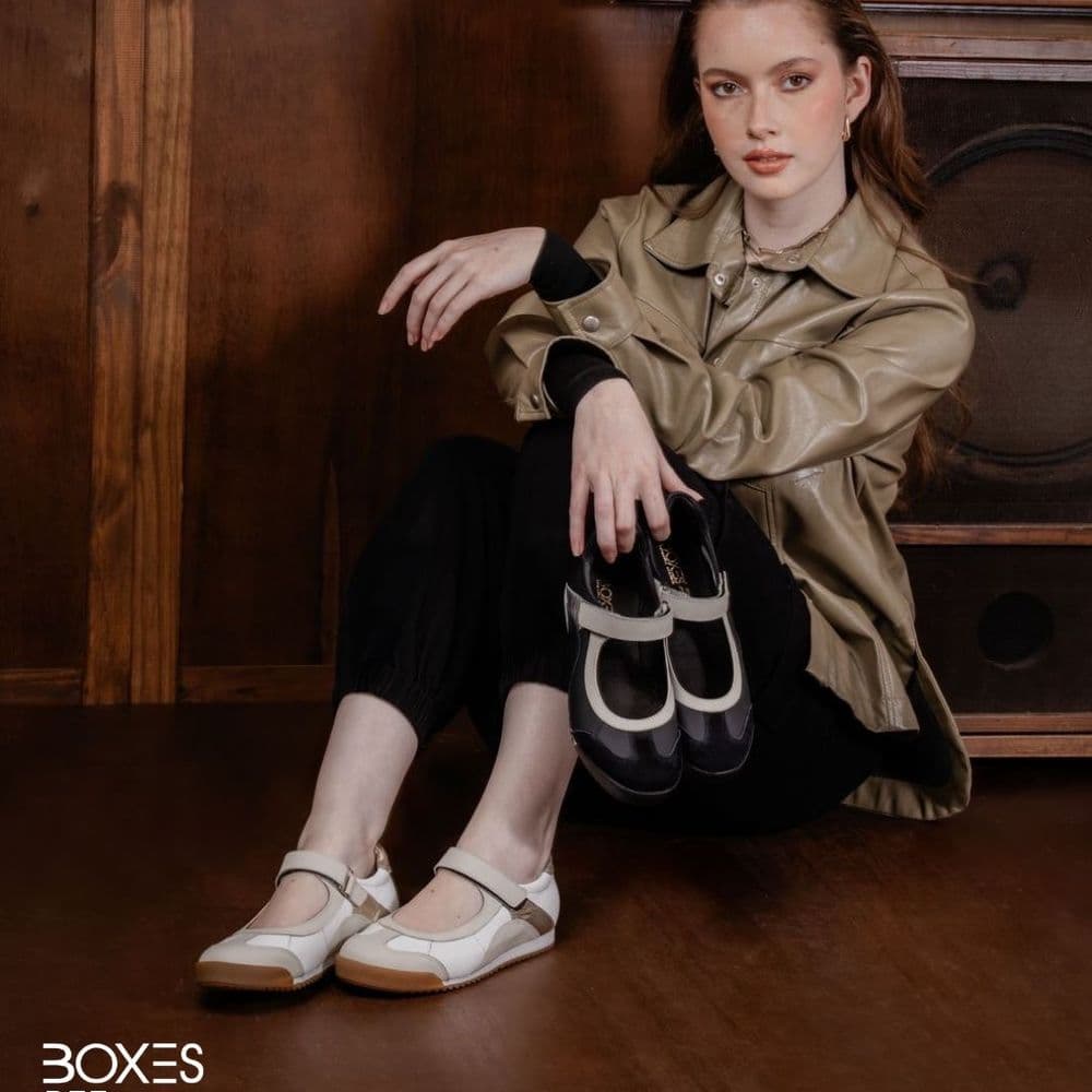 Samba Jane Boxes Negras SNEAKERINA 0359 NEGRA BASE FLAT