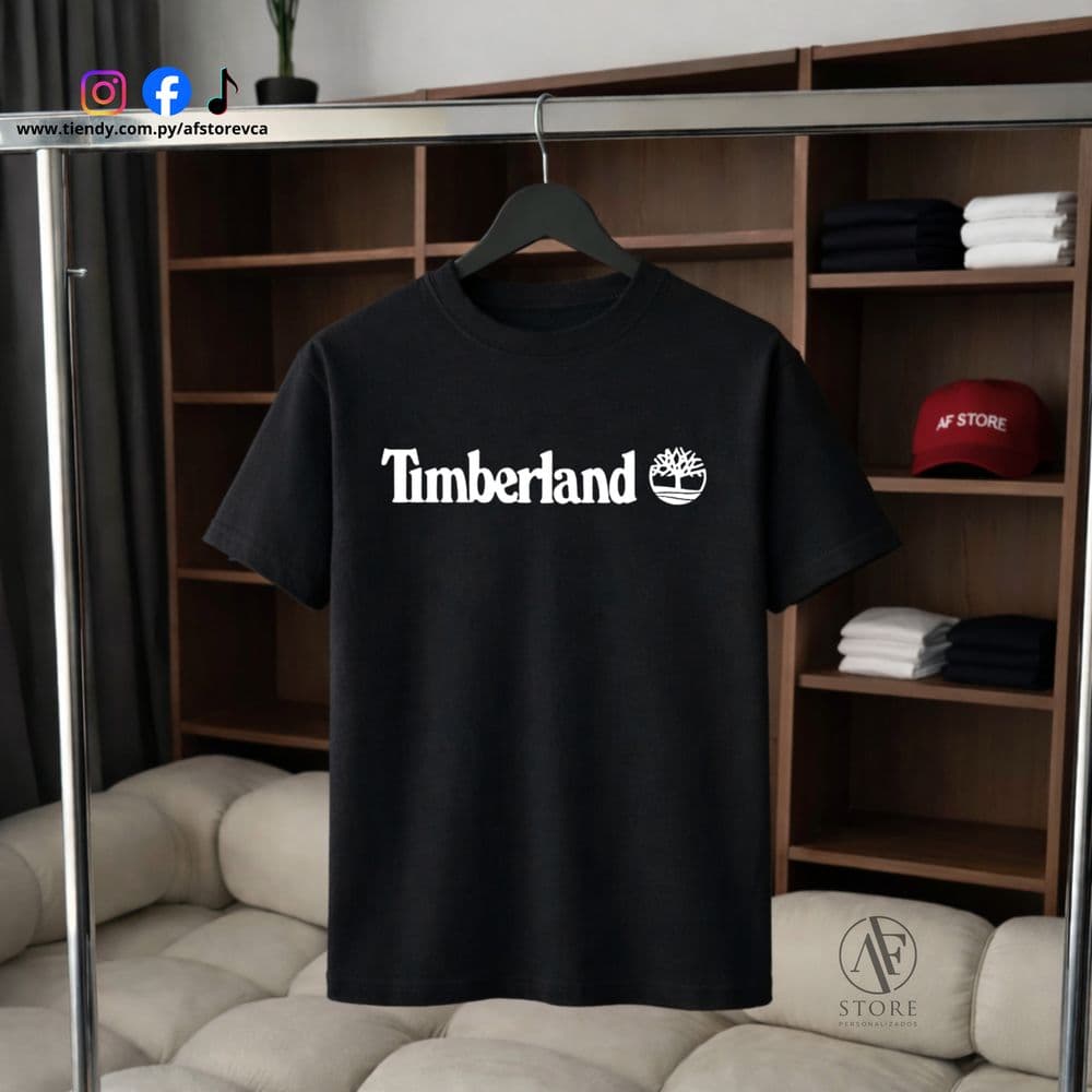 TIMBERLAND LOGO BLANCO