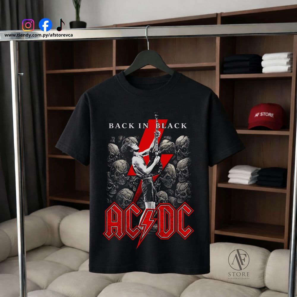 REMERA AC/DC BACK IN BLACK