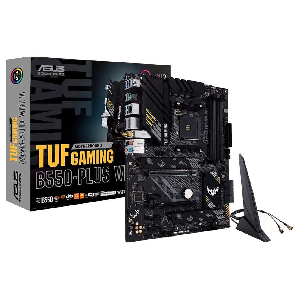 ASUS PLACA MADRE TUF GAMING B550-PLUS WIFI II METAL DDR4/HDMI/DP/USB-C S/C
