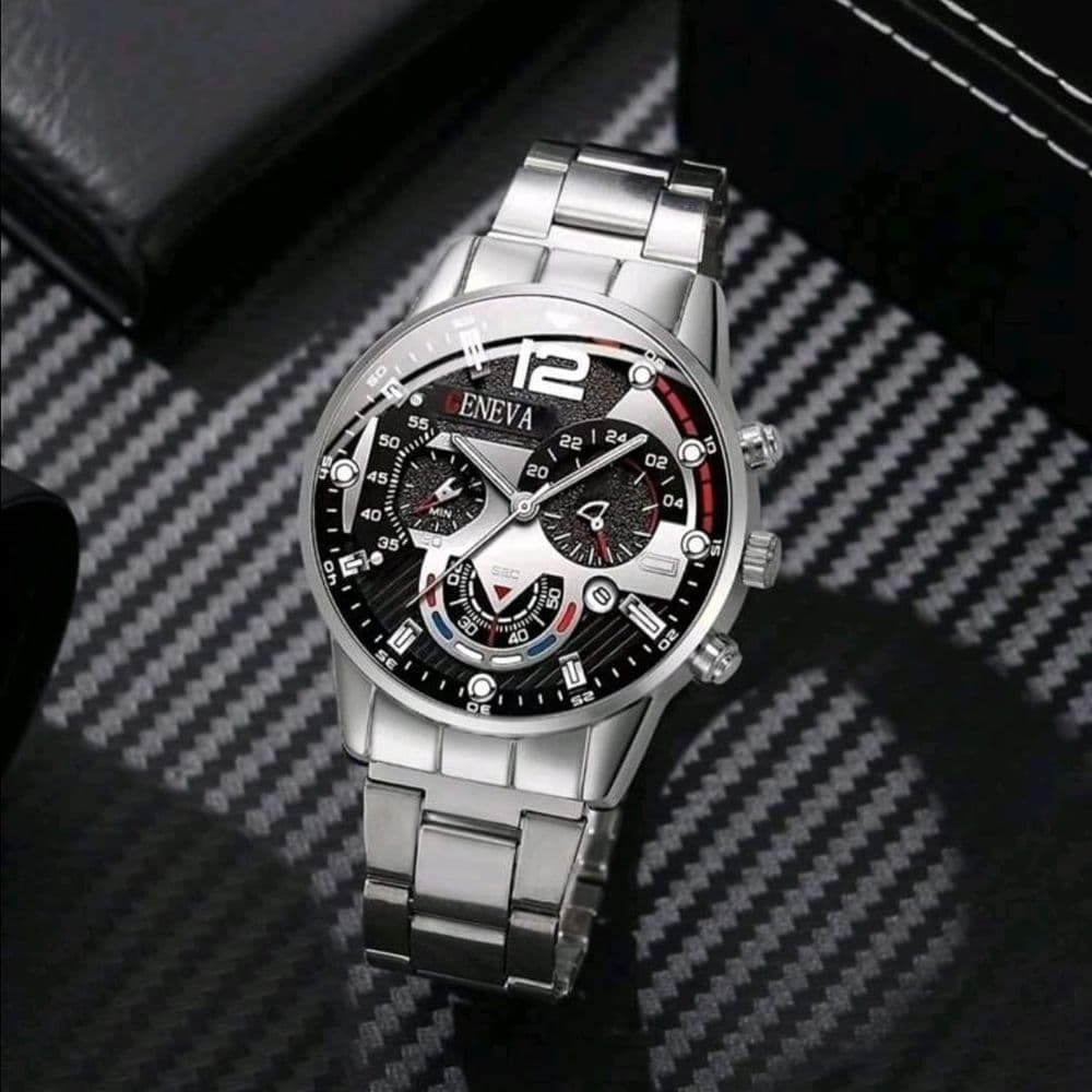 SET DE RELOJ ACERO INOX GENEVA