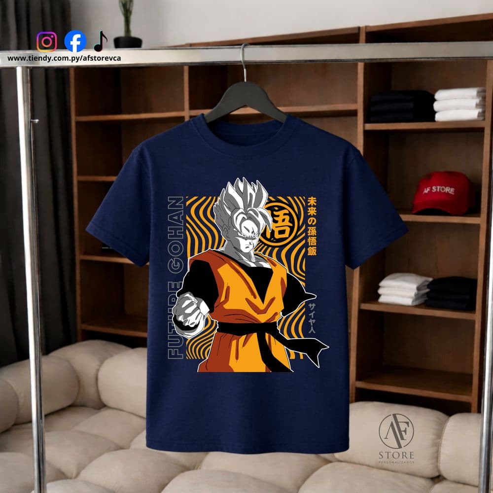 REMERA AF DRAGON BALL- GOHAN FUTURE (SAIYAN EDITION)