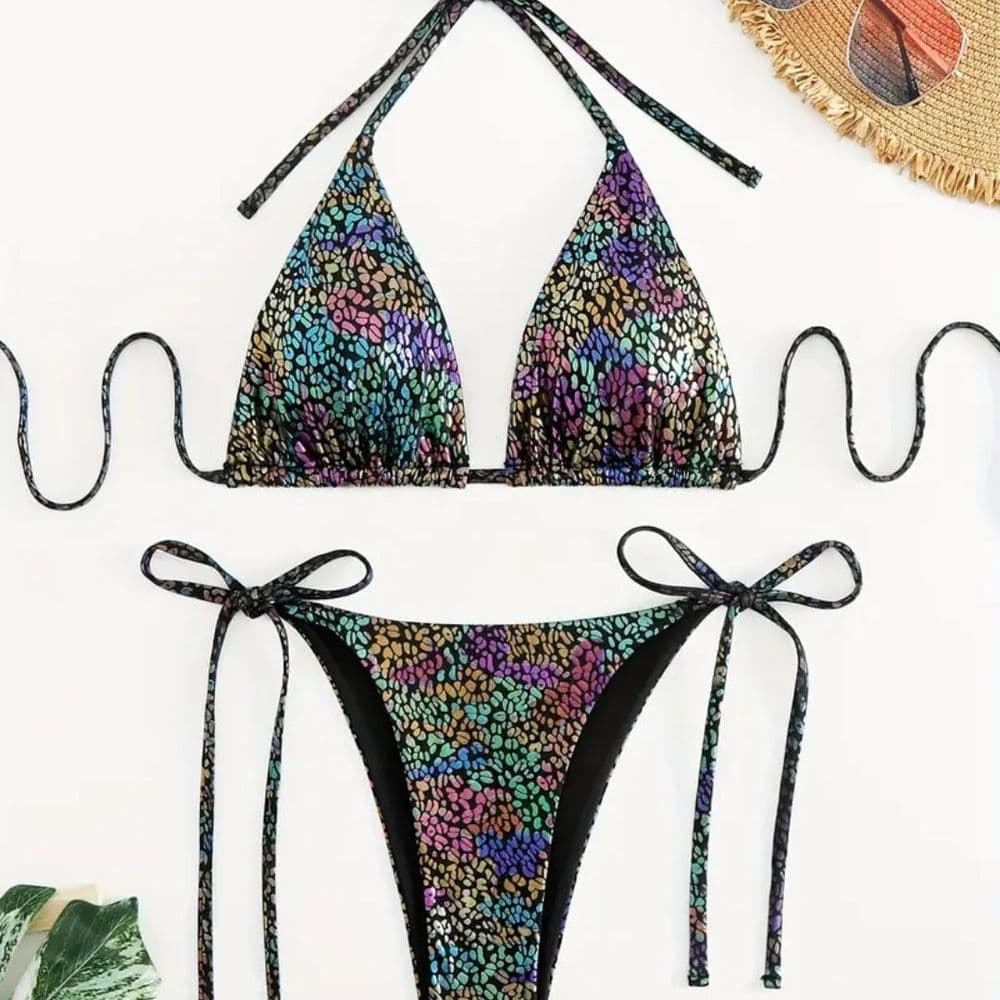 TRAJE DE BAÑO 2 PIEZAS MULTICOLOR