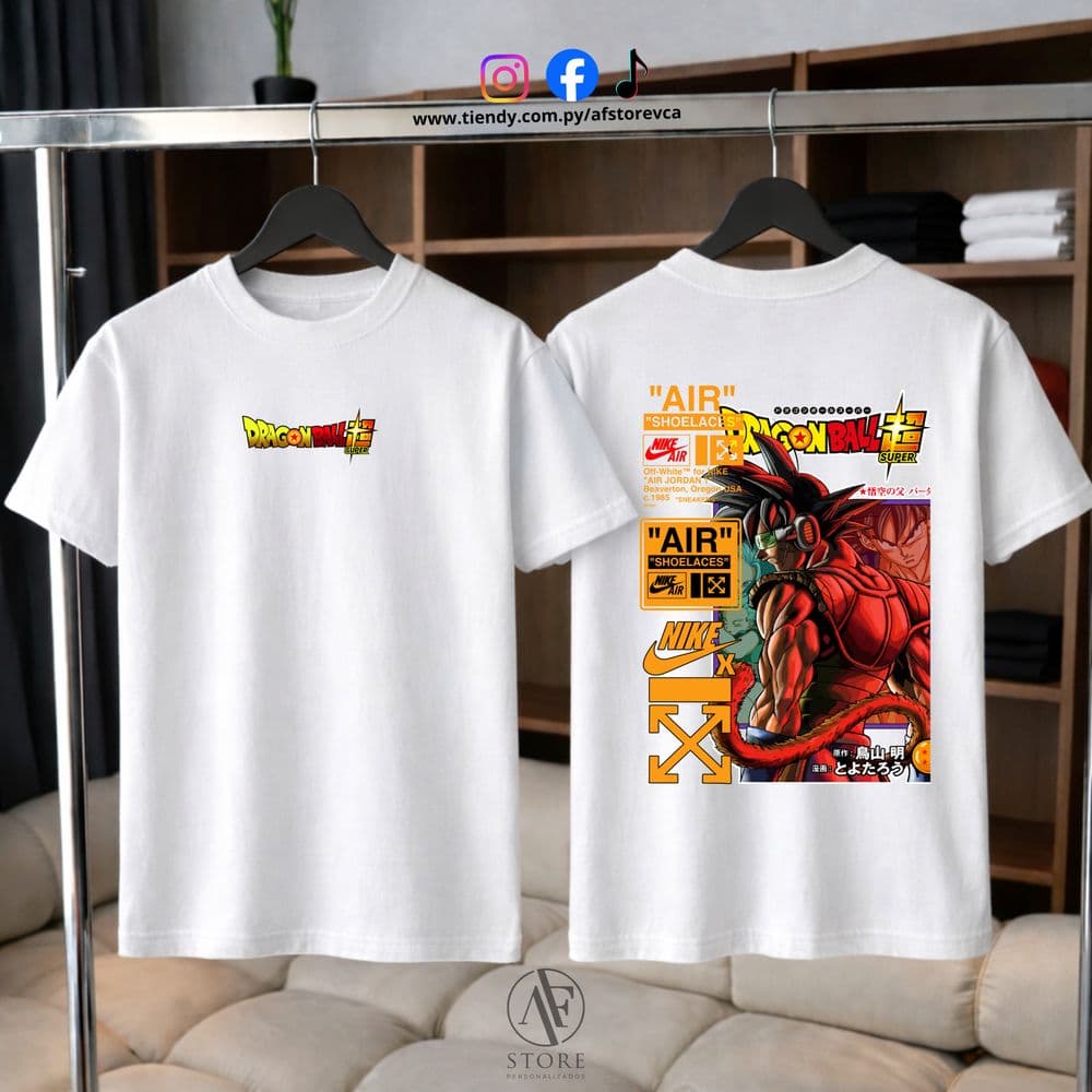 REMERA AF DRAGON BALL- GOKU NIKE (SAIYAN EDITION)