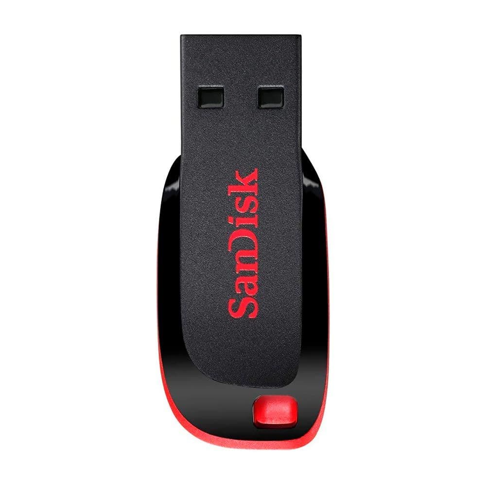 Pendrive SanDisk Z50 Cruzer Blade 16GB USB 2.0 - Negro / Rojo