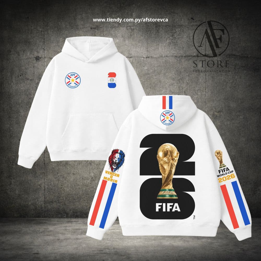 HOODIE PARAGUAY MUNDIAL FIFA 2026