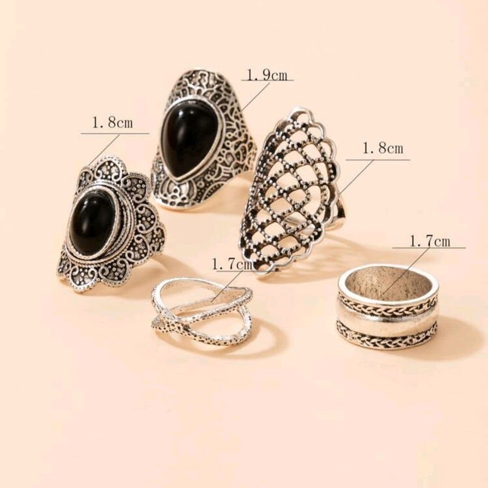 Set de Anillos góticos