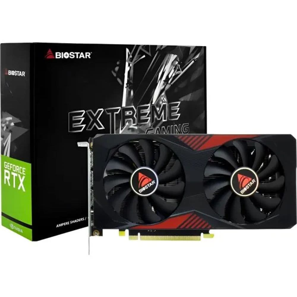 BIOSTAR PLACA DE VIDEO EXTREME RTX3060 VN3606RML9-TN2NA-BS2 12GB GDDR6