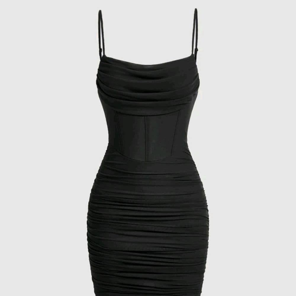 Vestido de tul elastizado
