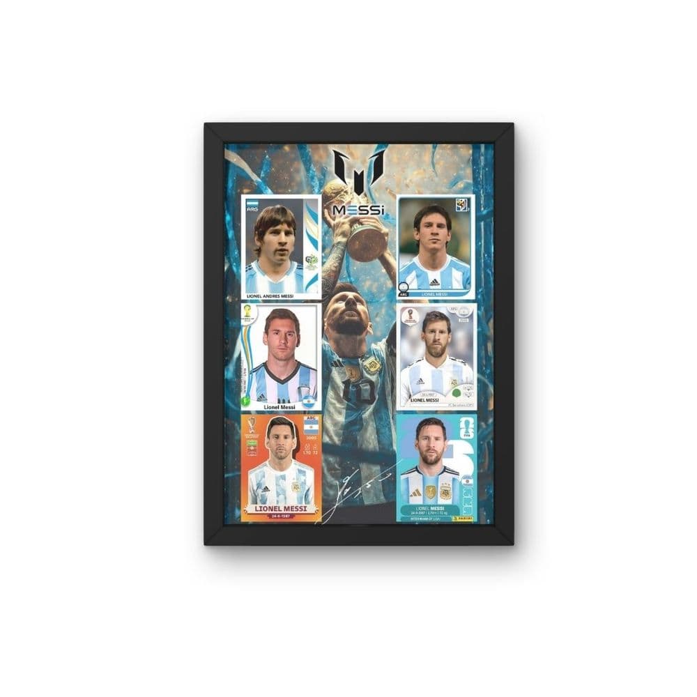 Cuadro Lionel Messi Colección Figuritas Mundial #1