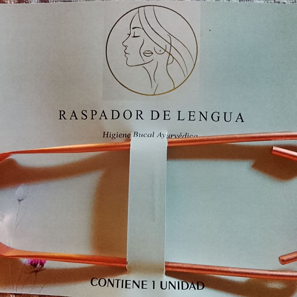 Limpiador de lengua adyurvédica