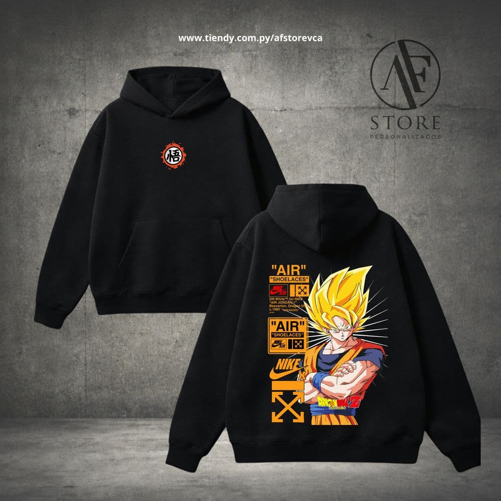 HOODIE AF DRAGON BALL- GOKU STREETWEAR (SAIYAN EDITION)