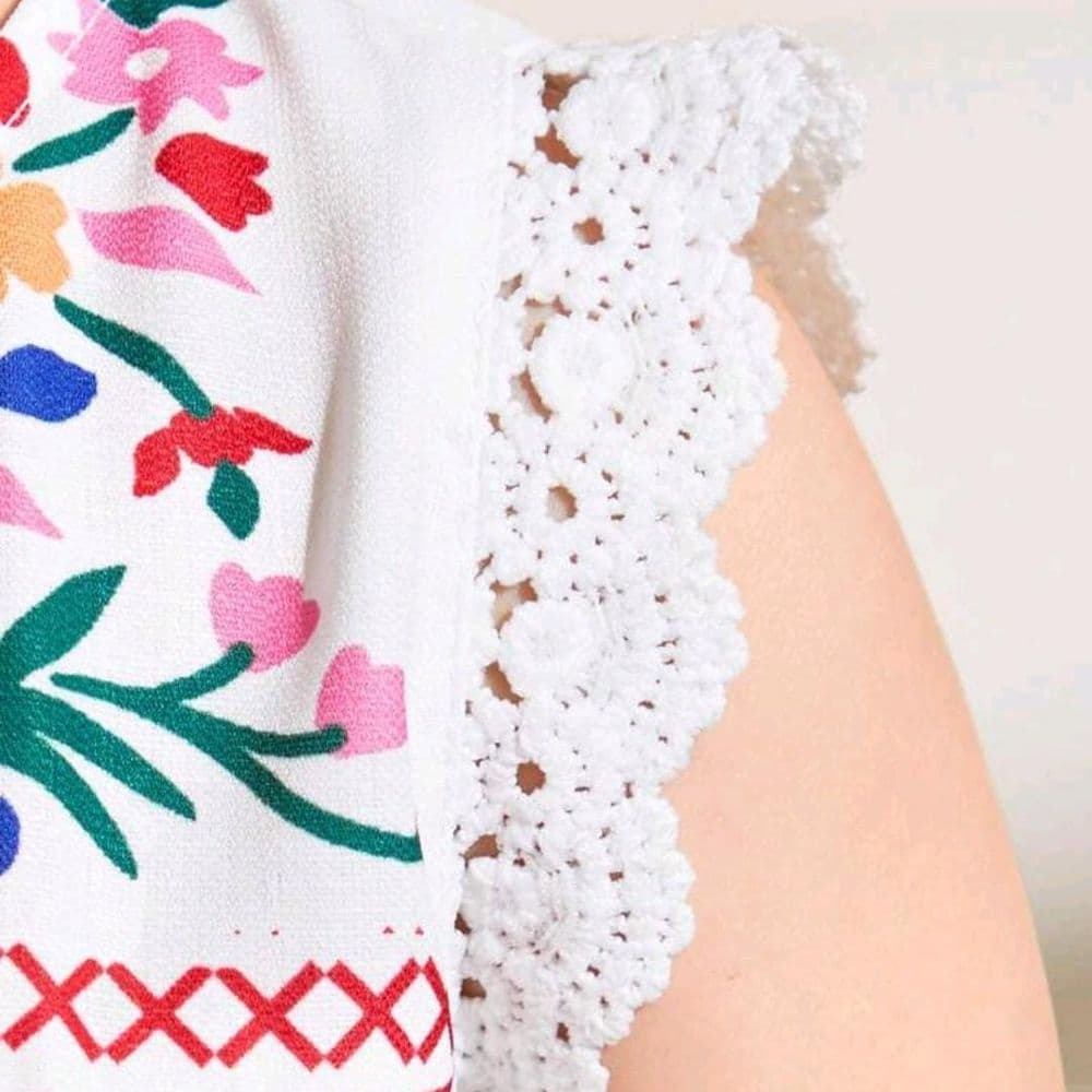 VESTIDITO blanco con flores
