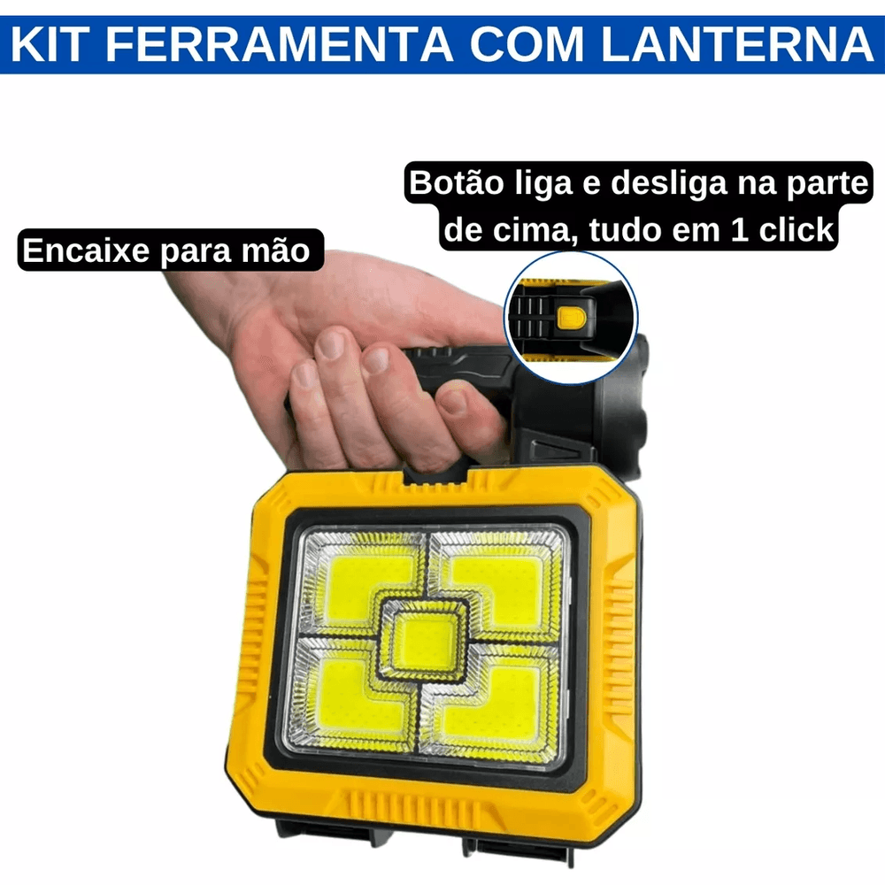 🔧 Kit de Herramientas LED – ¡La solución inteligente para cualquier reparación!