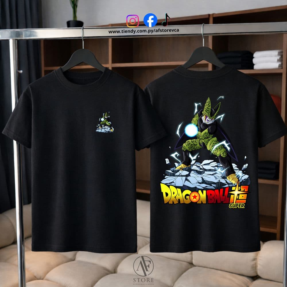 REMERA AF DRAGON BALL- CELL (SAIYAN EDITION)