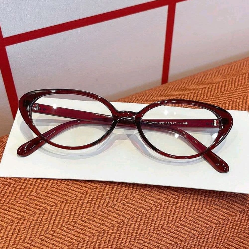 GAFAS DE VISTA OVALADAS SIN AUMENTO BORDO