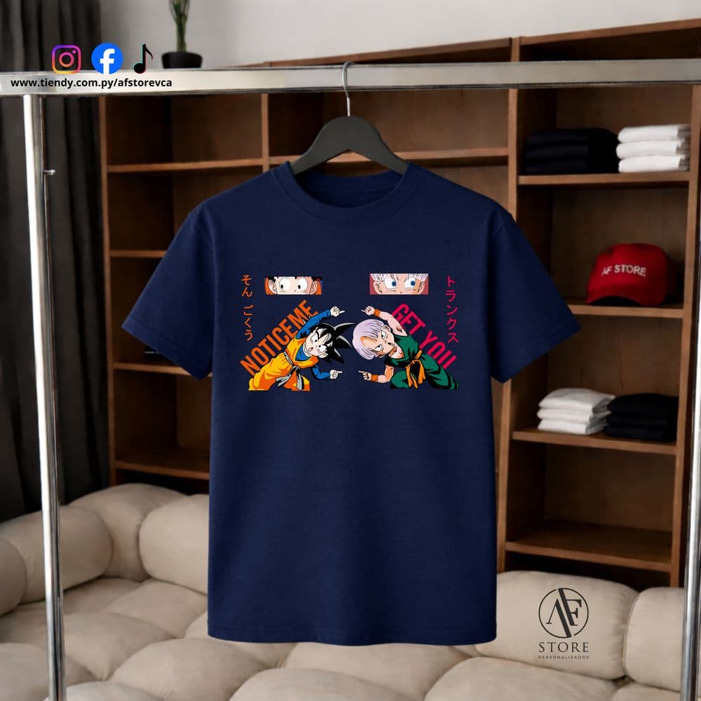REMERA AF DRAGON BALL- FUSION DUO (SAIYAN EDITION)