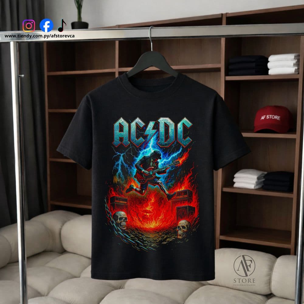 REMERA AC/DC THUNDER ROCK
