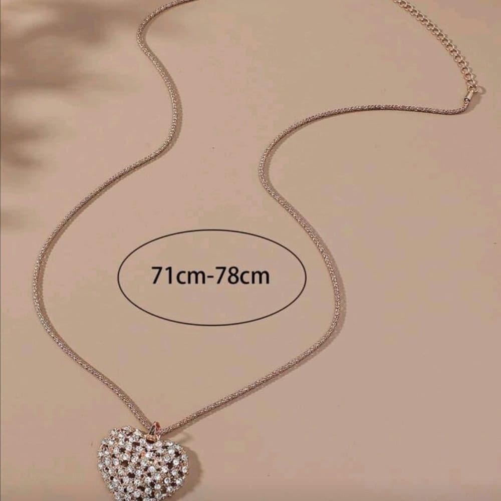 COLLAR LARGO CORAZON