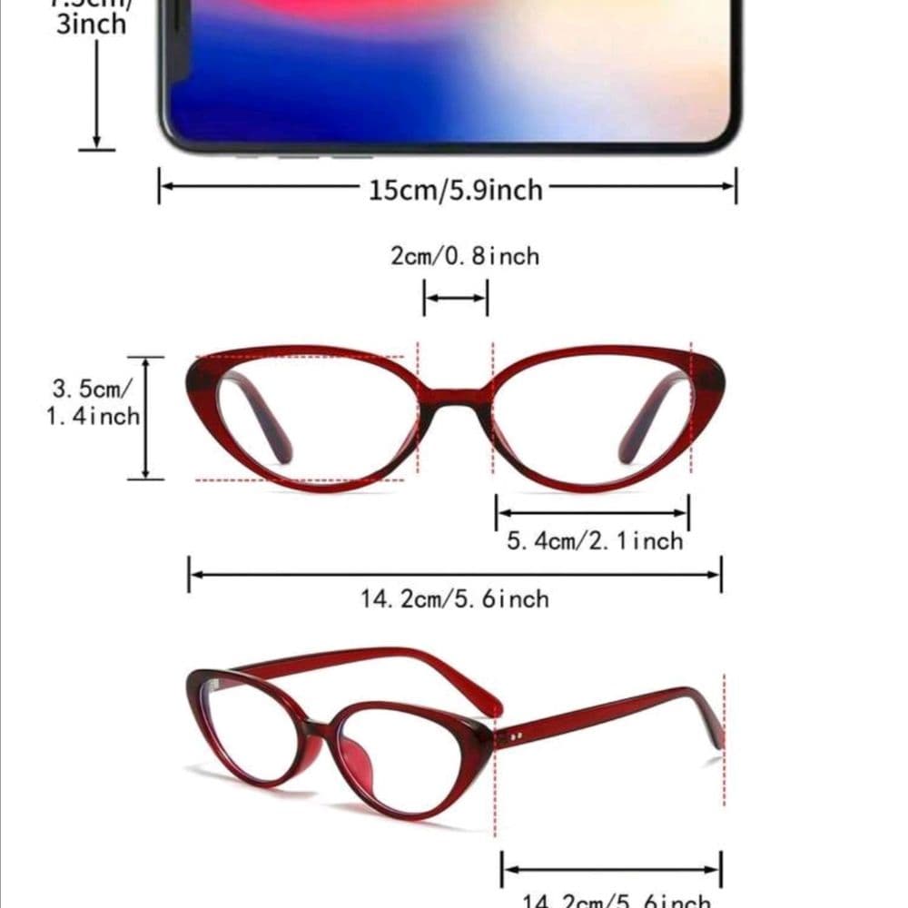 GAFAS DE VISTA OVALADAS SIN AUMENTO BORDO