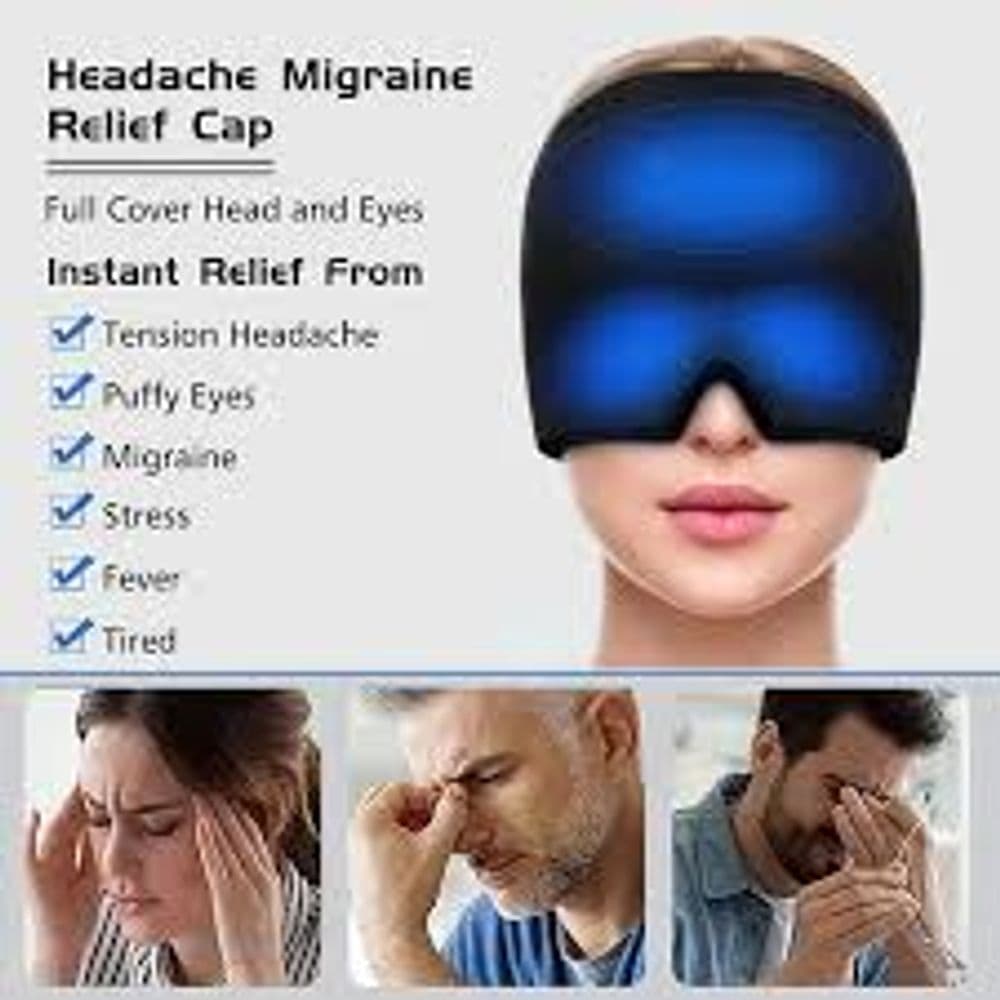 🧠 GORRO TERAPÉUTICO ANTI MIGRAÑA Alivio inmediato. Sin pastillas. Desde la comodidad de tu casa.