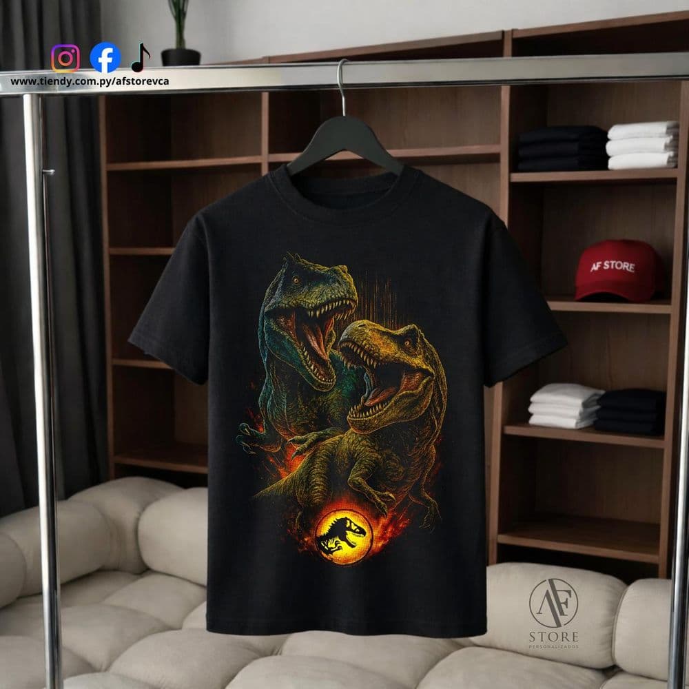 REMERA JURASSIC PARK T-REX