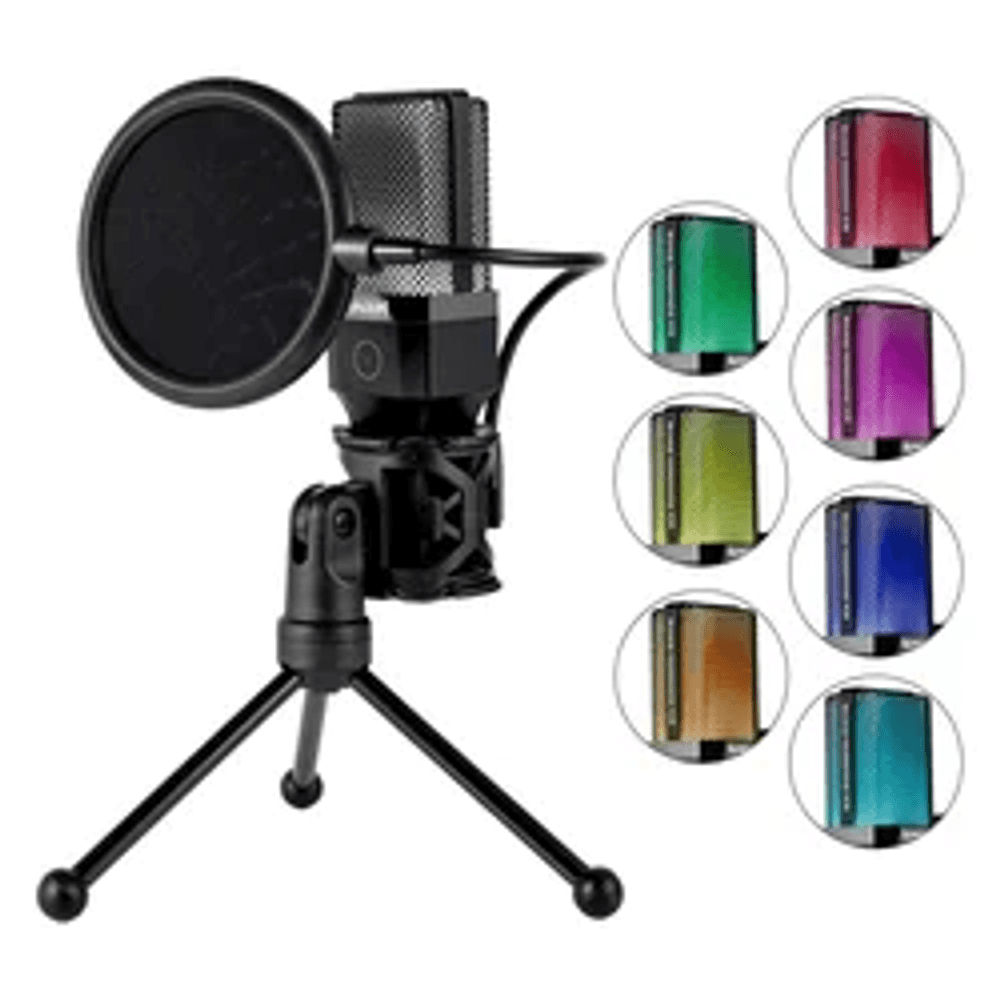 Micrófono Redragon Ande GM212 LED - Negro