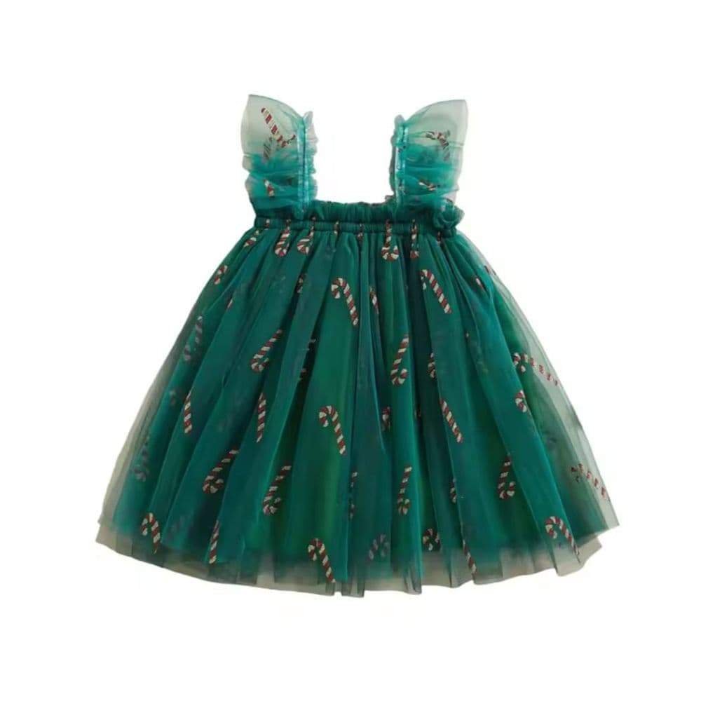 VESTIDITO verde de tul