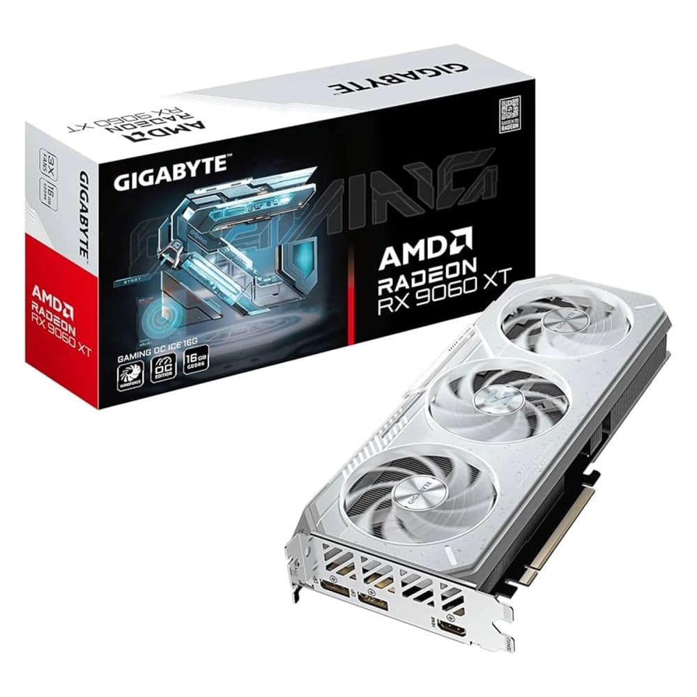 Tarjeta de video Gigabyte Gaming OC ICE AMD Radeon RX-9060XT 16GB GDDR6