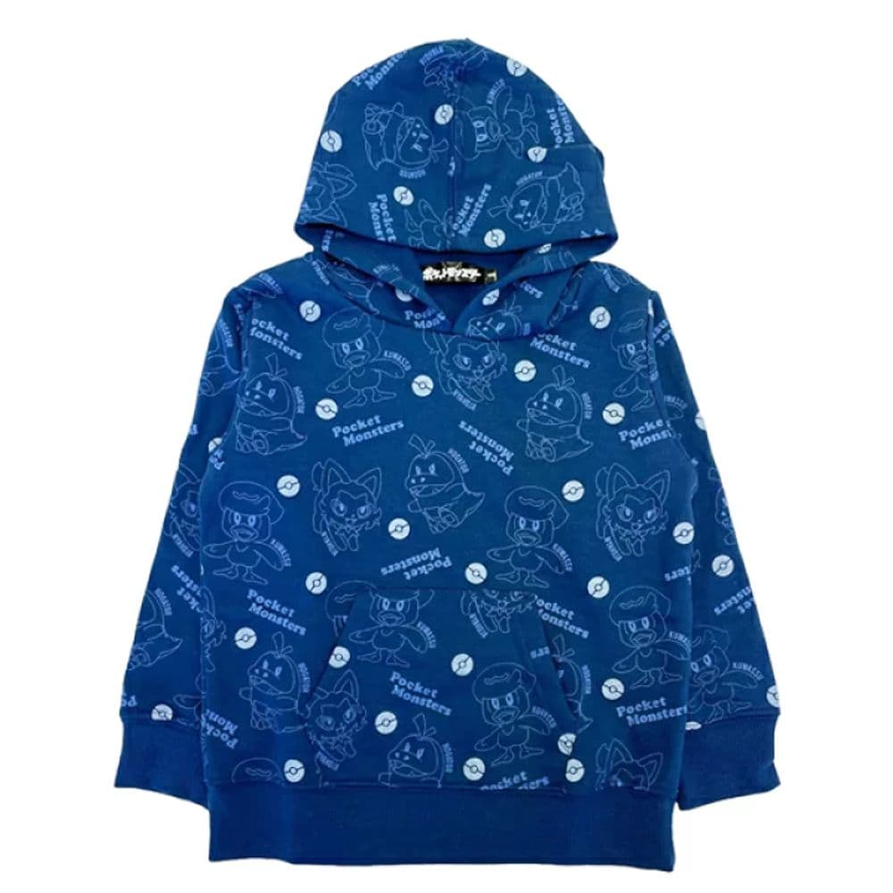 057 Hoodie Navy 120cm