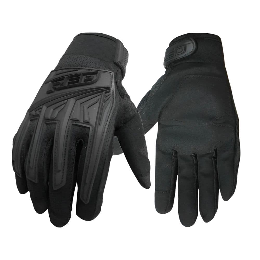 GUANTES PARA MOTO STREET ELLITE TALLA M, G, GG NEGRO