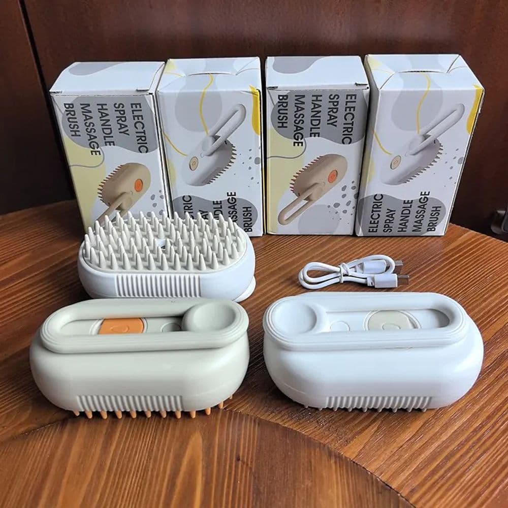 CEPILLO A VAPOR PARA MASCOTA 3 EN 1