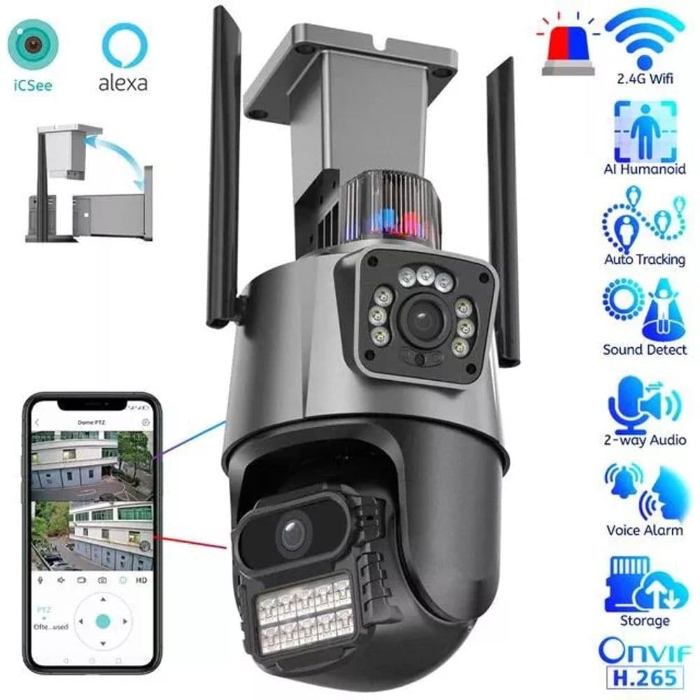Camara Doble Lente 8mp Con Zoom Uhd