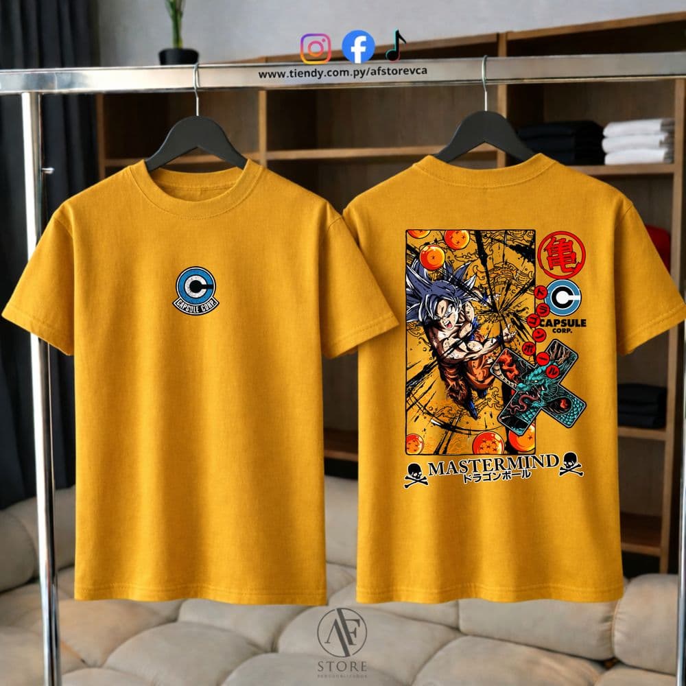 REMERA AF DRAGON BALL- GOKU CAME CAME HA (SAIYAN EDITION)