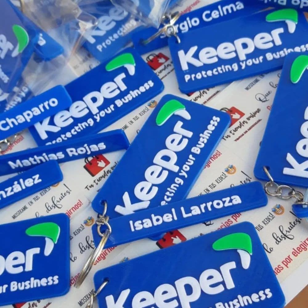 Llaveros Empresariales 3D